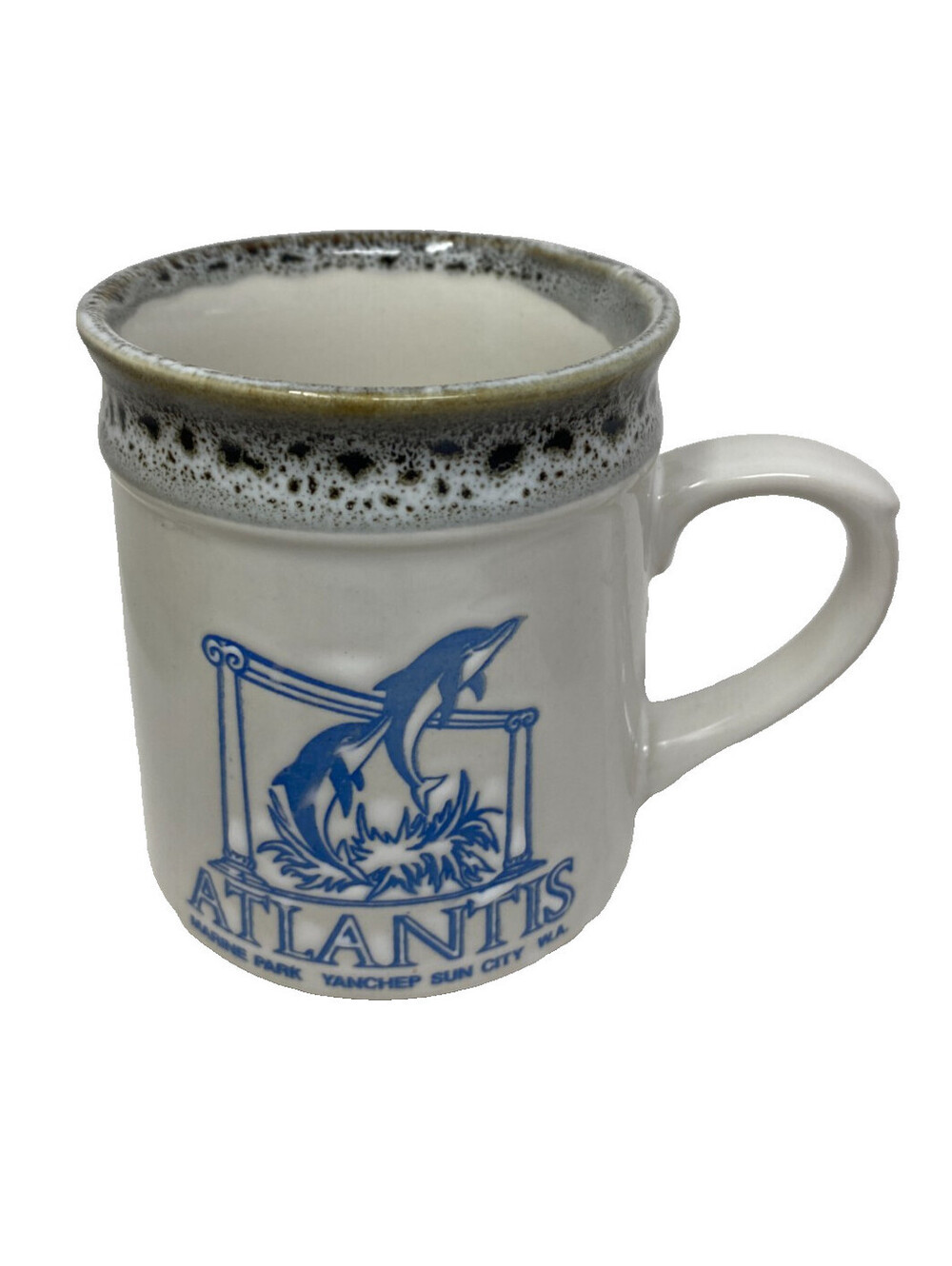 Vintage Atlantis Marine Park Yanchep Sun City WA Australia Dolphin Souvenir Mug